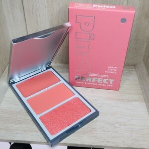 Pinch Perfect Cream & Powder Blush Trio by The Beauty Crop.- Coral Shades